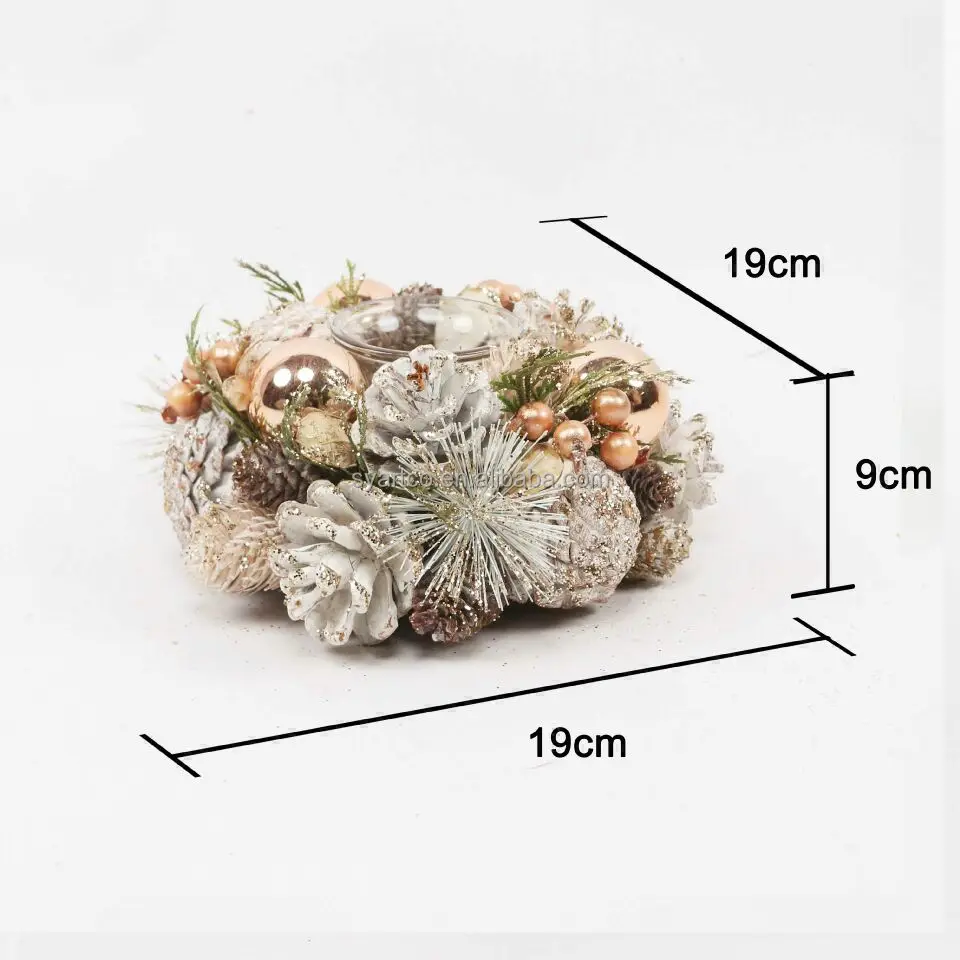 SYart Custom New Style Christmas Ball Ornaments Home Decoration Supplies Xmas Ball Christmas Tree Ornament Pinecone Ball