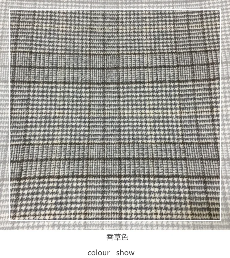 
Custom Design tweed fabric padded mens jackets coats winter Double-sided tweed fabric 