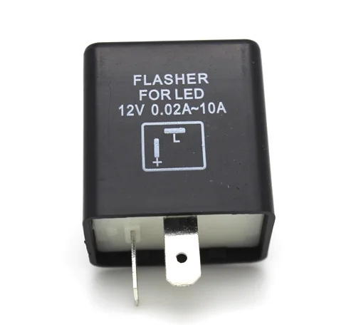 
12V led electric motorcycle flash relay/short circuit proof turn signal controller  (62573309555)