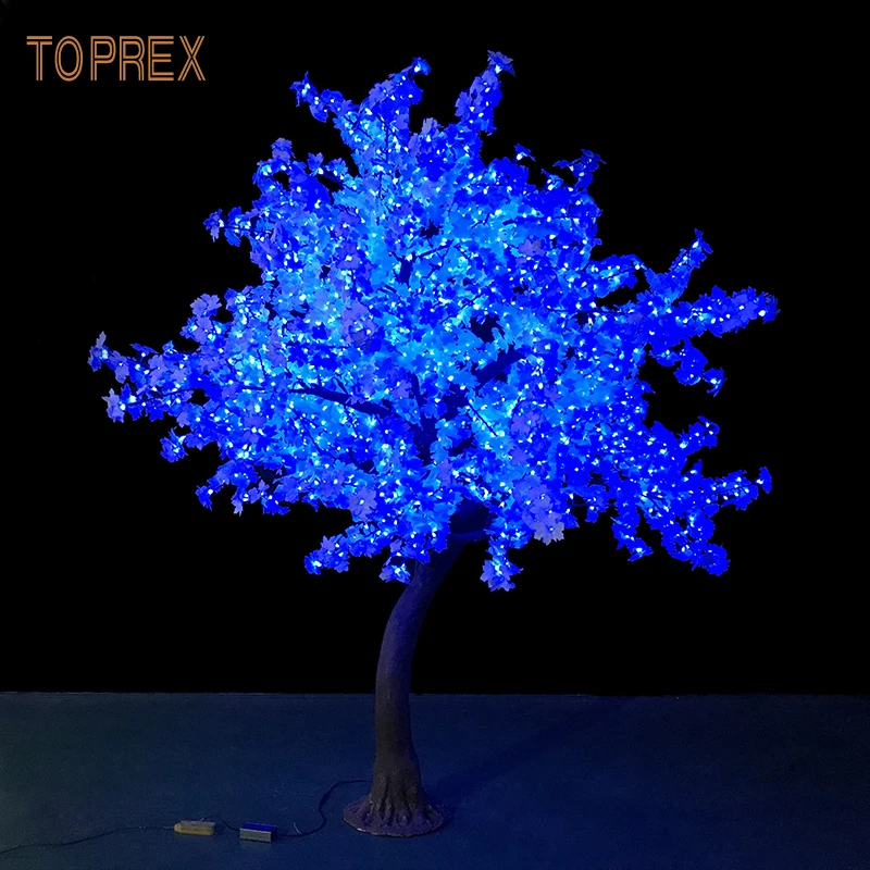Водонепроницаемое искусственное наружное украшение Toprex RGB синхронное изменение цвета светодиодное освещение в виде кленового дерева