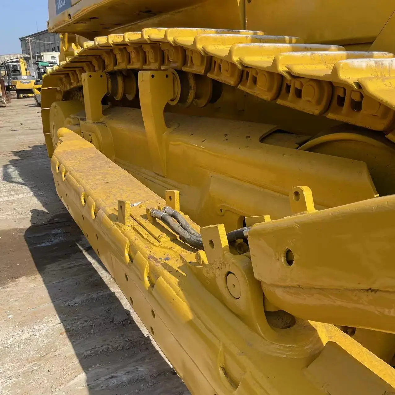 Бульдозер б/у Komatsu D155AX оригинальный японский бульдозер ax155d с низким рабочим временем низкая цена распродажа