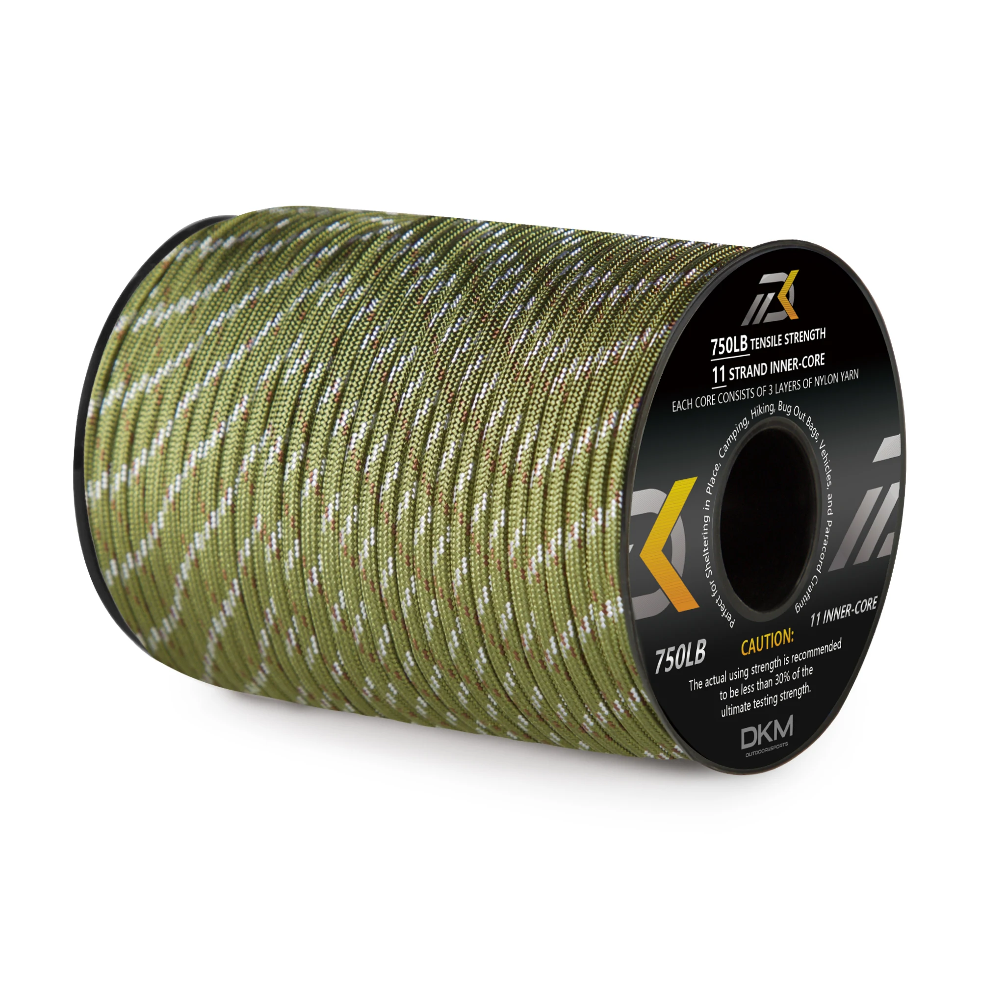 Wholesale 4mm Braid Polyester Parachute Cord 100ft 550 Paracord For Outdoor Camping