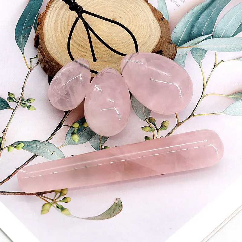 Wholesale High Quality Natural Gemstone Yoni Eggs Crystal Vaginal Eggs Set For Women Health Care