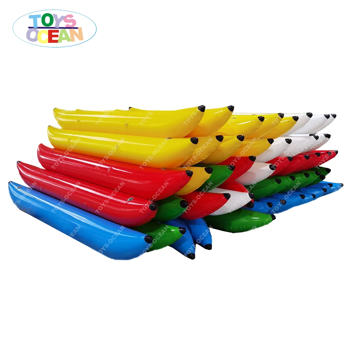 inflatable banana tubes floating water bike buoy