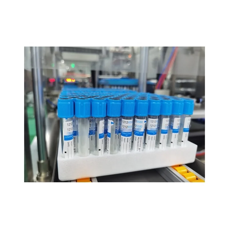 Medical vacuum blood collection tube Plain EDTA K3 Sodium Citrate Gel Heparin ESR Glucose vacutainer  tube