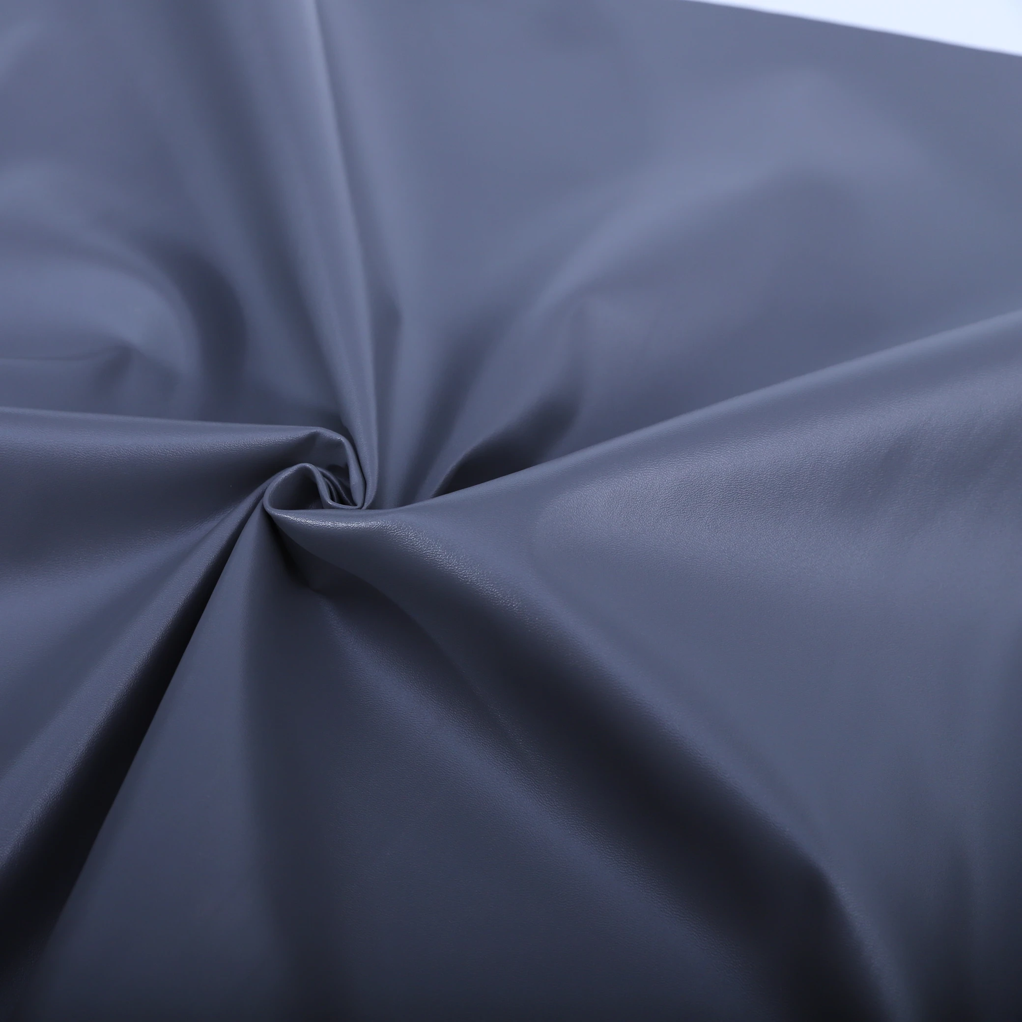 Recycled Upmarket Suede Microfiber Backing Good Handing Vegan Pvc Pu Synthetic Rexin Leather