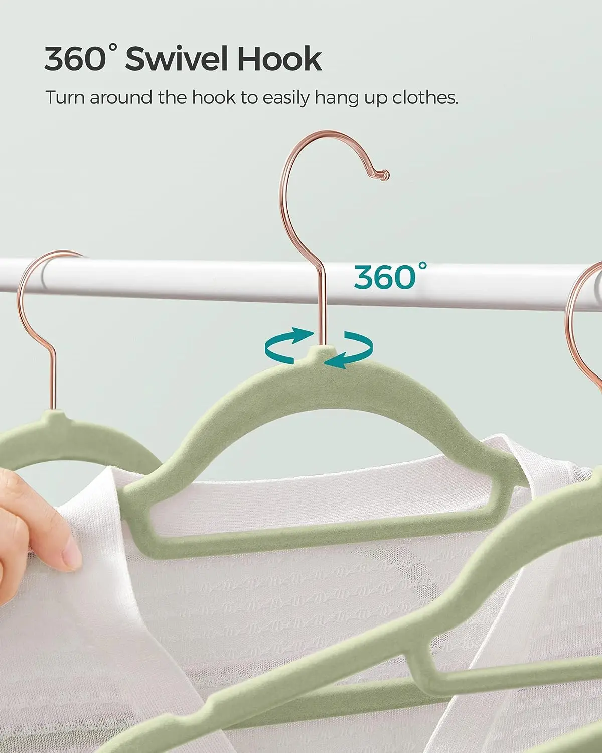 Wholesale Premium Velvet Hangers Non Slip Custom Hanger Space-Saving For For Suit ,Shirt, Dress, Pants, Tie Green Hanger