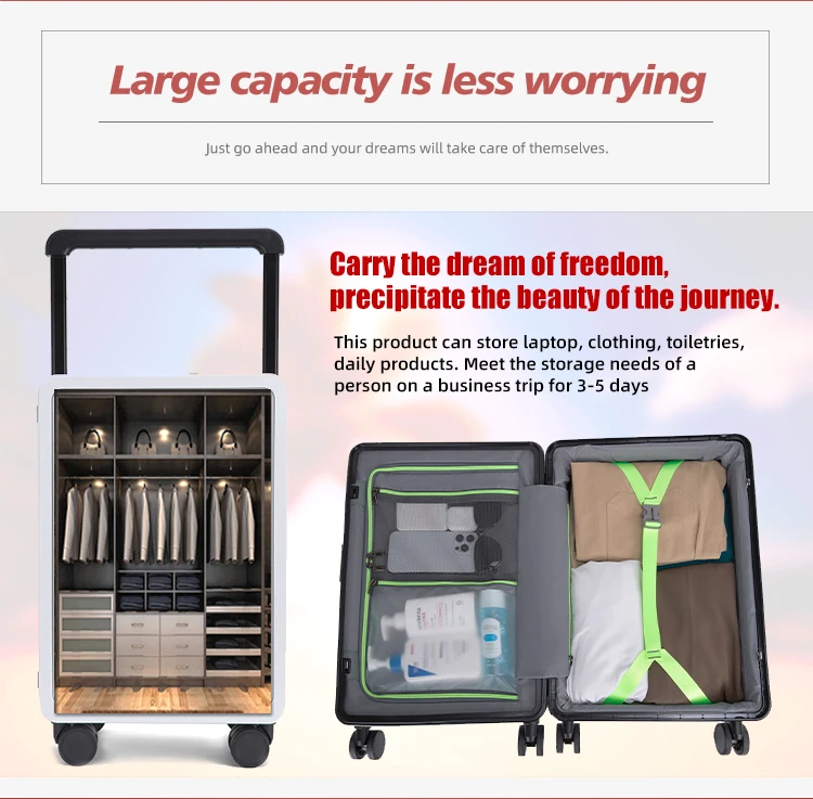 Wide Trolley Suitcases Sets Travel Bags Suitcase With TSA Lock 360 Degree Universal wheels Laggu age bag Travel Suitcase Luggage
