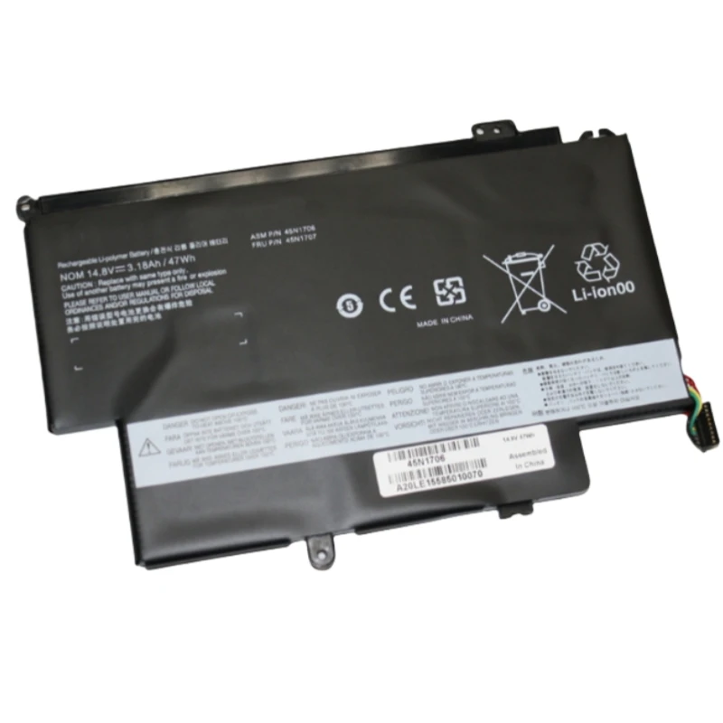 New Laptop Battery Replacement 45N1707 For Lenovo ThinkPad S1 Yoga S1 12 Series 45N1705 45N1706 Battery Laptop Parts 14.8V 47W