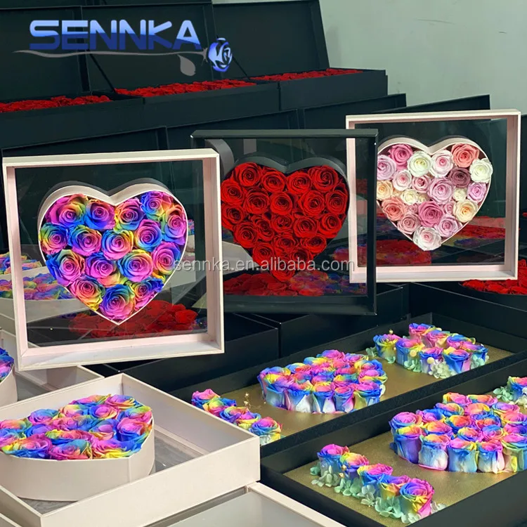 Luxury Gold Preserved Rose Forever Rose Wedding Decoration Florist Supplier