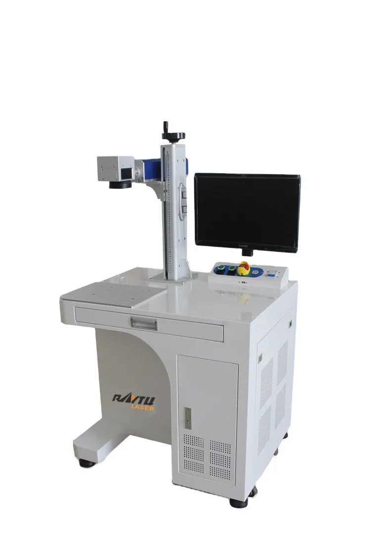 Customized Raycus 20w 30W 50W Portable Fiber Laser Marking Machine for Metal Fiber Laser Marker With Low Price