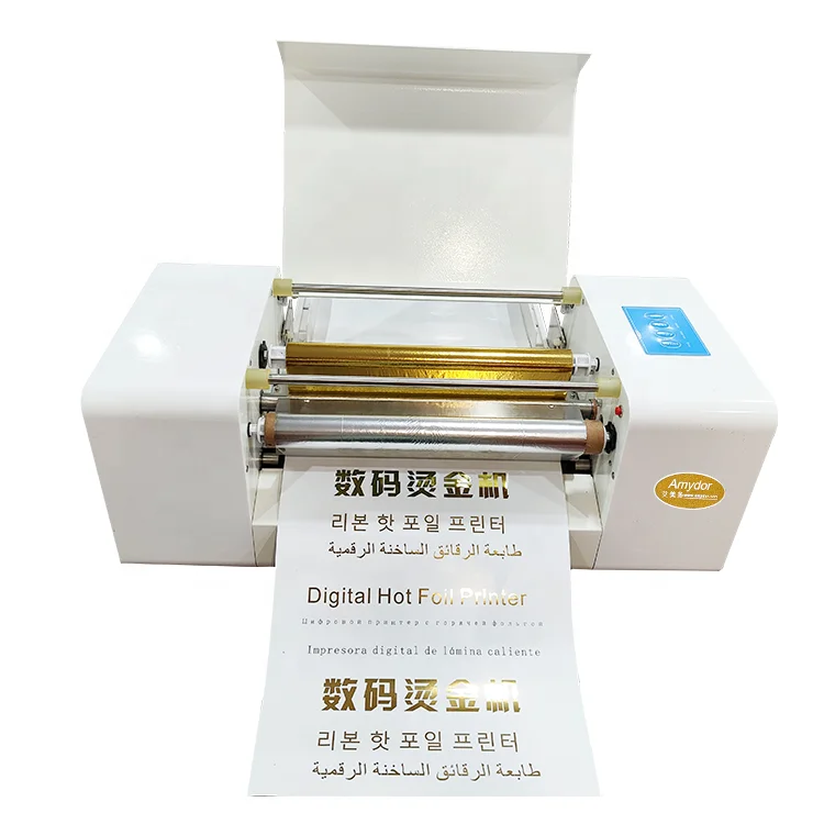 High Quality AMD360D Digital Foil Printing Machine for Papers Stamping Design