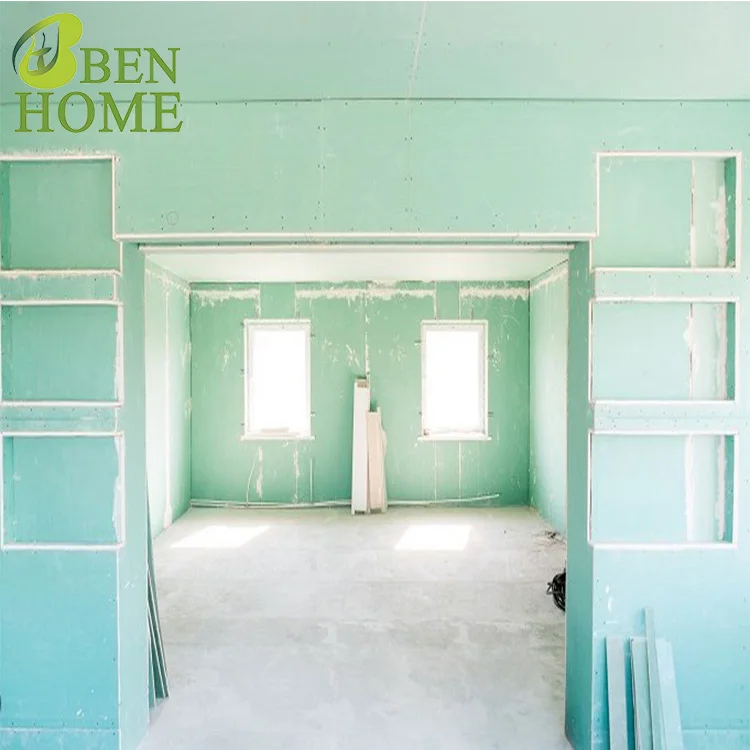 Waterproof Glass Fiber Reinforce 3.6m 13mm Gypsum Board Plasterboard In China