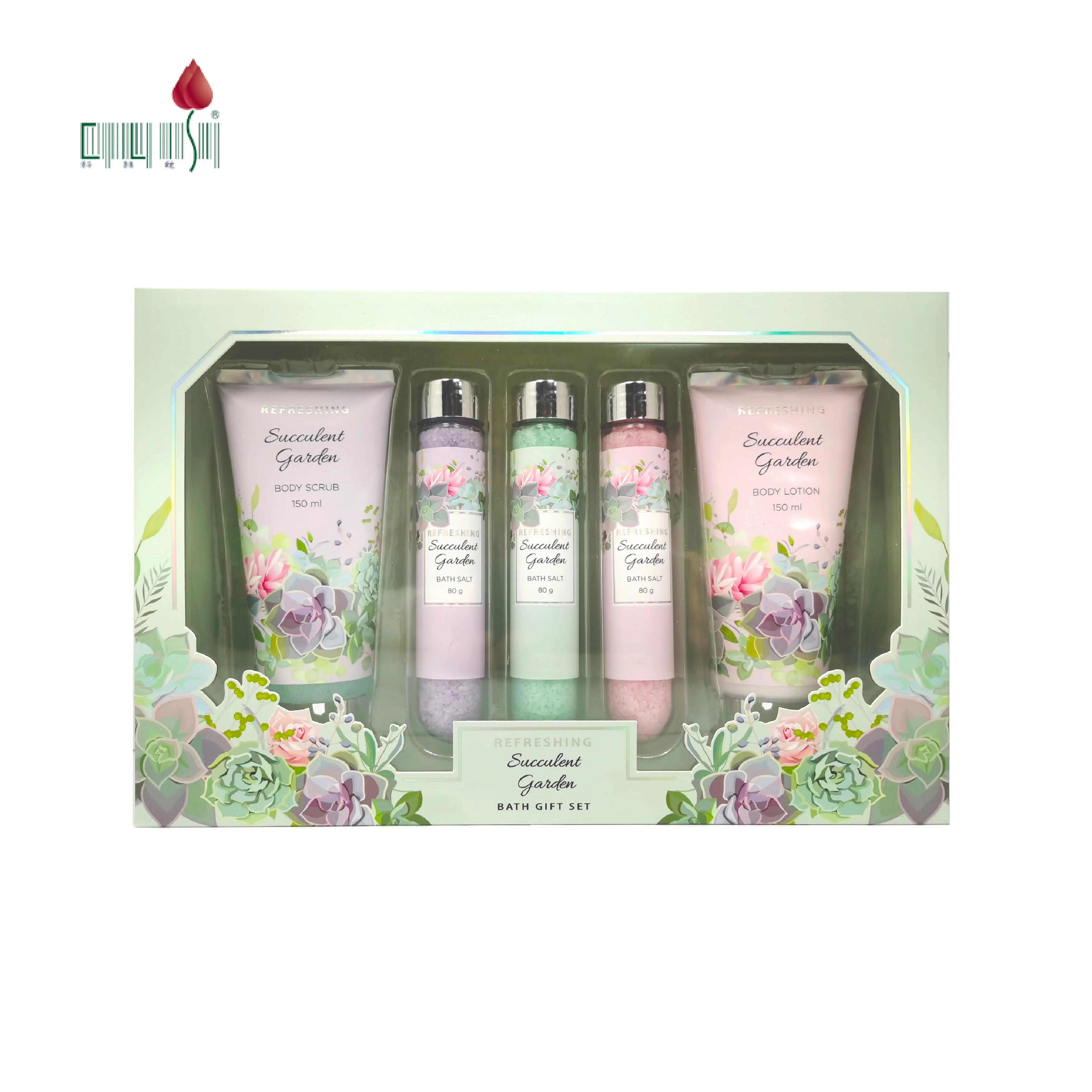 Hot Selling Wholesale Private Label Body Wash Shower Gel Body Care  Spa Bath  Gift Set For Women