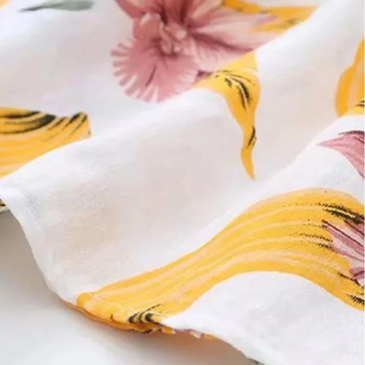 
Summer Wear Sexy Women Silk Sleeveless Print Florals Blouse 