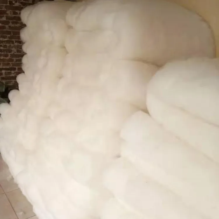 cheap price cashmere fiber in natural white wool