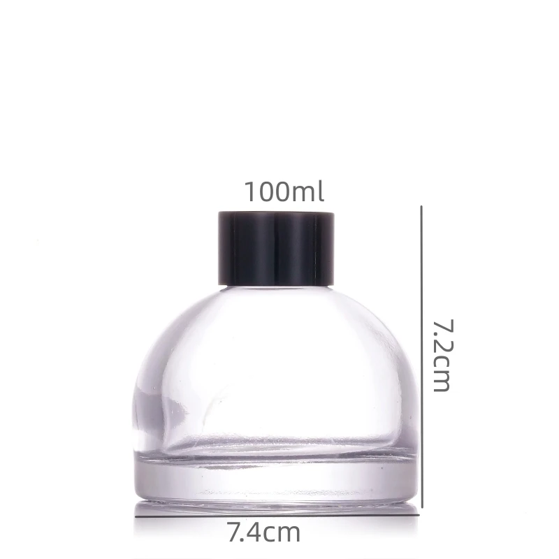 100ml 150ml 200ml empty plum wine whiskey gin vodka coffee juice glass bottle with easy open cork