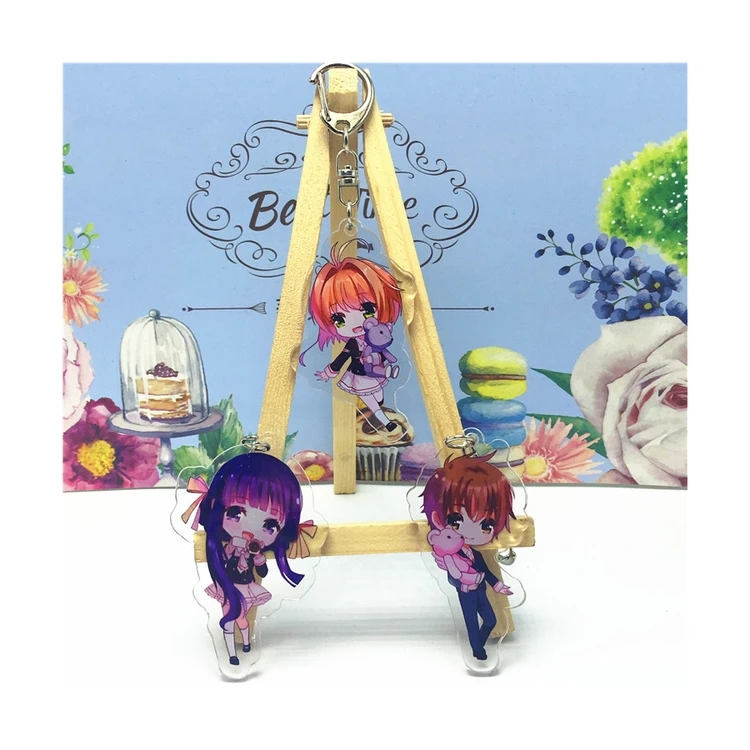 Cardcaptor Sakura Hot Japanese Anime Acrylic Keychain Customized Make Your Own  Metal Key Chains