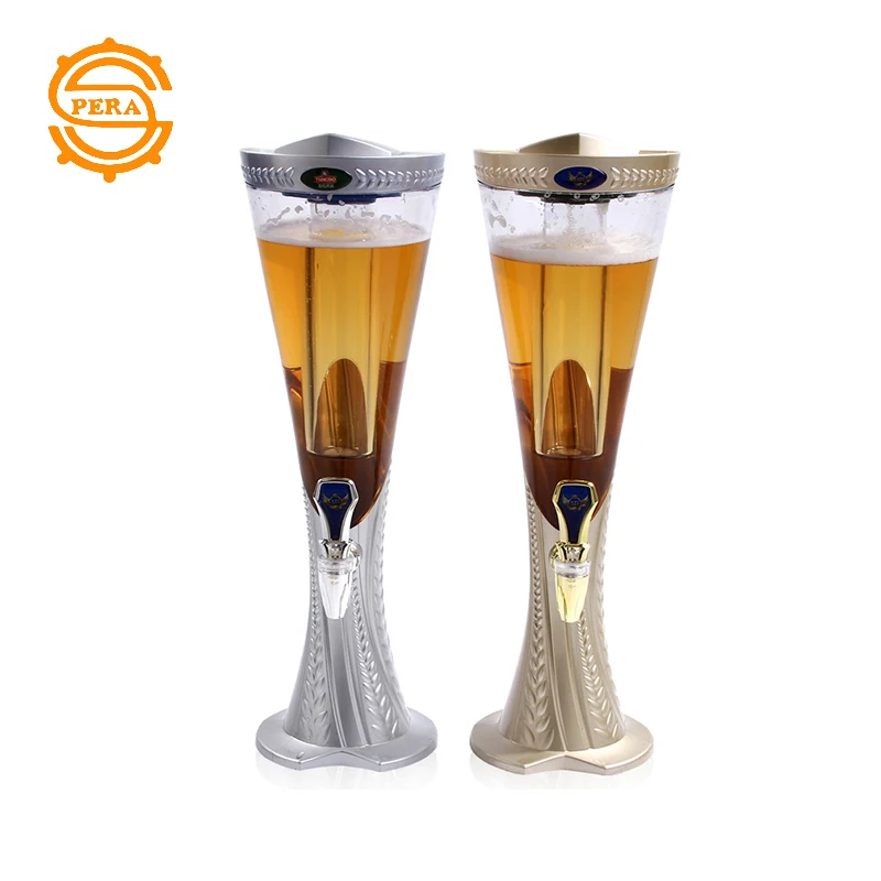 3L пивная башня с диспенсером для пива со льдом