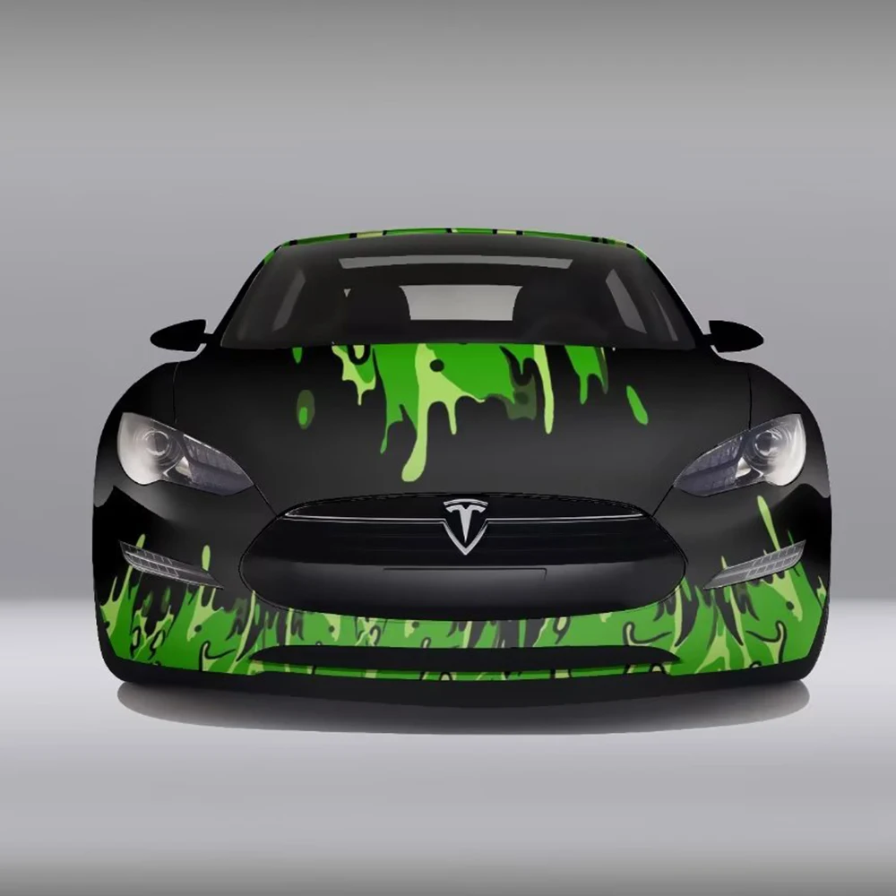 WRAPMASTER 1.52*20mete 3 layers black green how to vinyl wrap a car wrap material colors