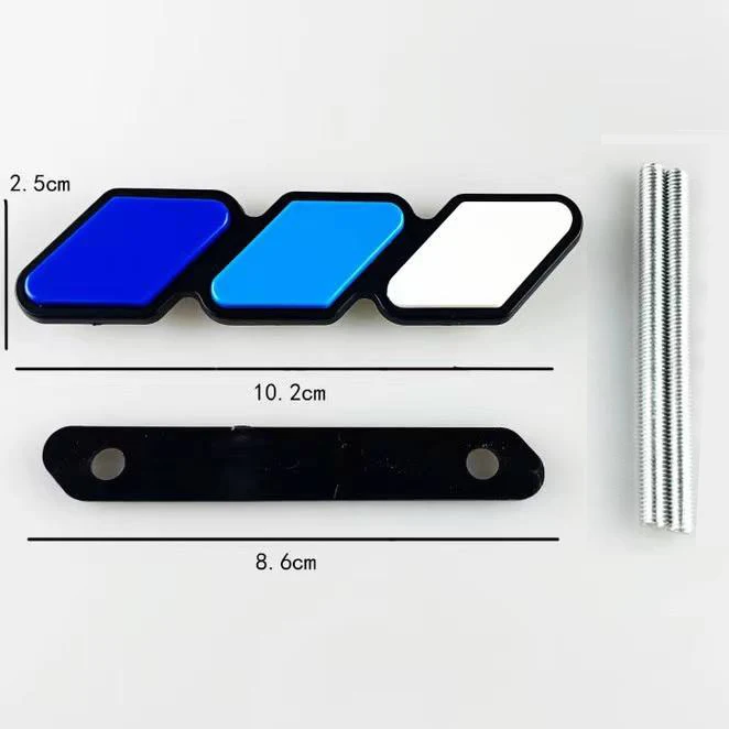 Wholesaler Hot Sale Fit Any Mesh Grille Car Decoration Auto Parts Acrylic 3 Colors Grill Badge Emblems For TOYOTA Tacoma