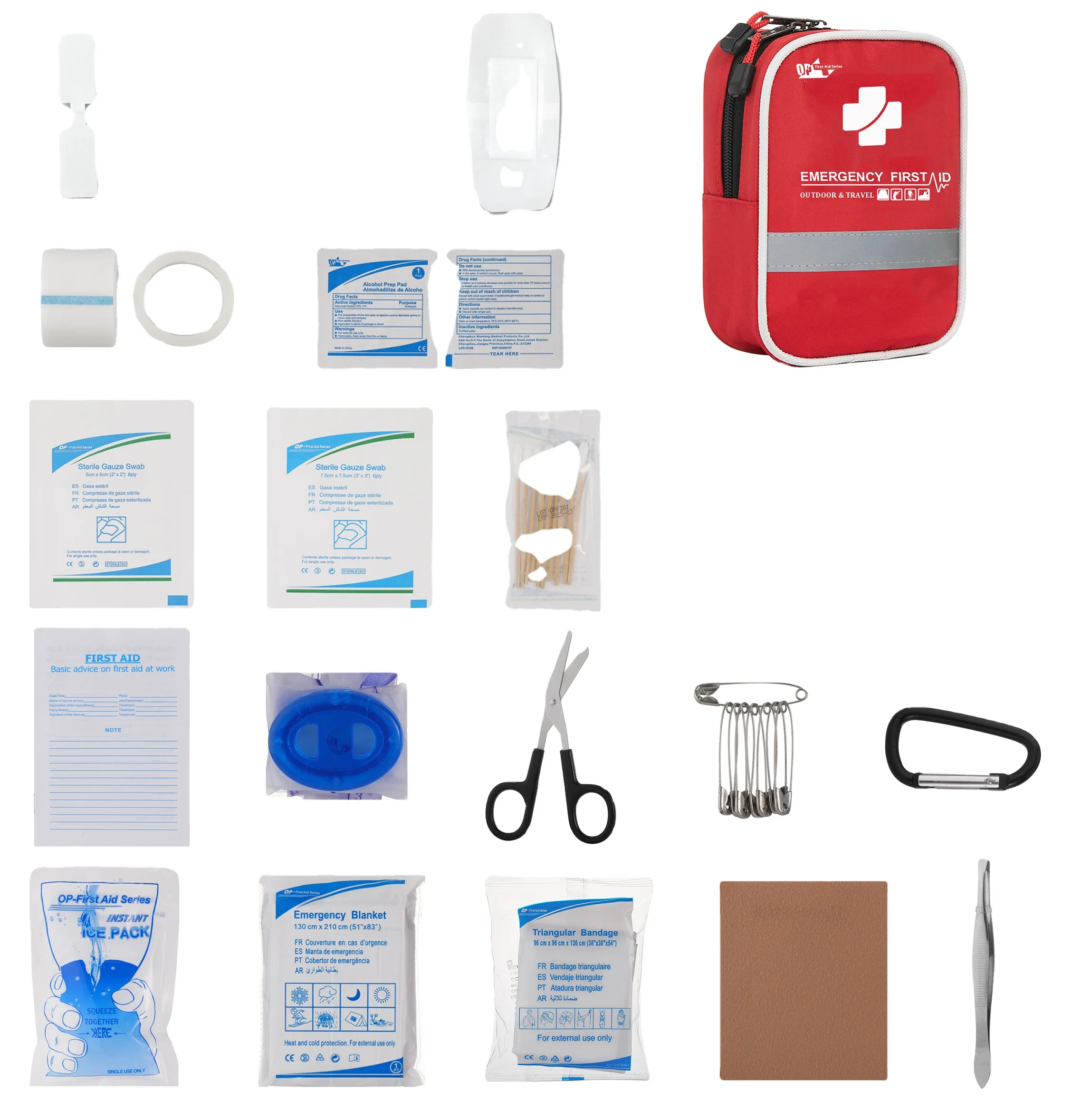 Ori-Power Premium Waterproof Compact Trauma Medical Kits for Any Emergencies, Ideal for Home, Office, Car, Travel, Outdoor