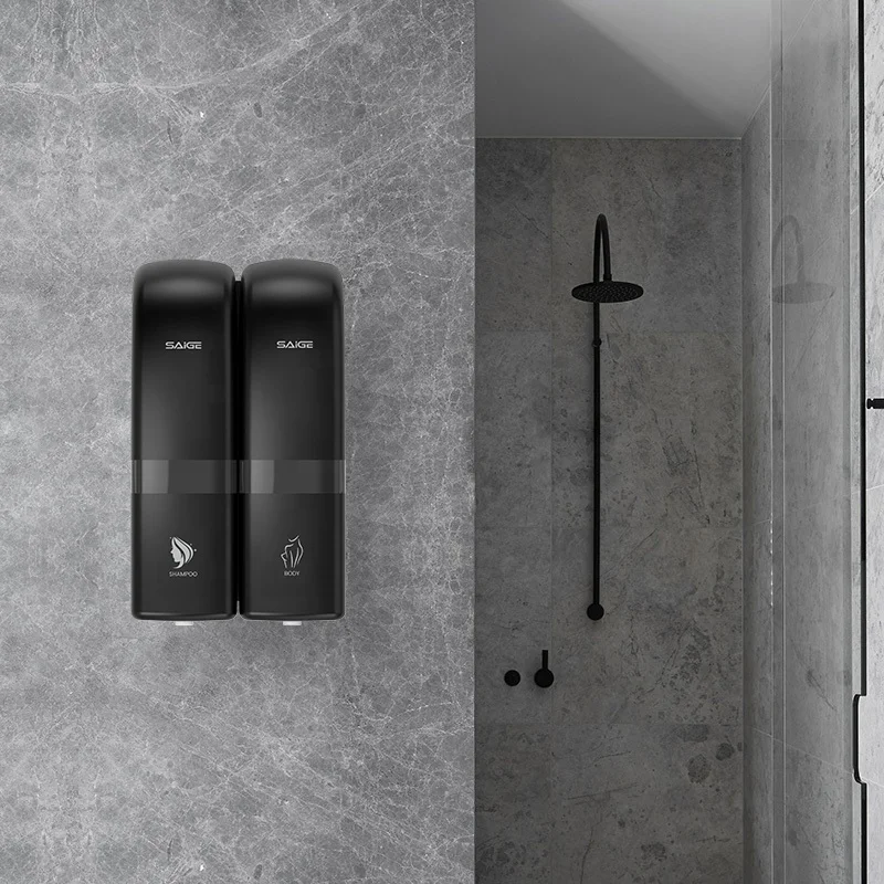 Factory Wholesale Price Modern Design 200 ml ABS Wall Mounted Hand Soap Dispenser for Toilet