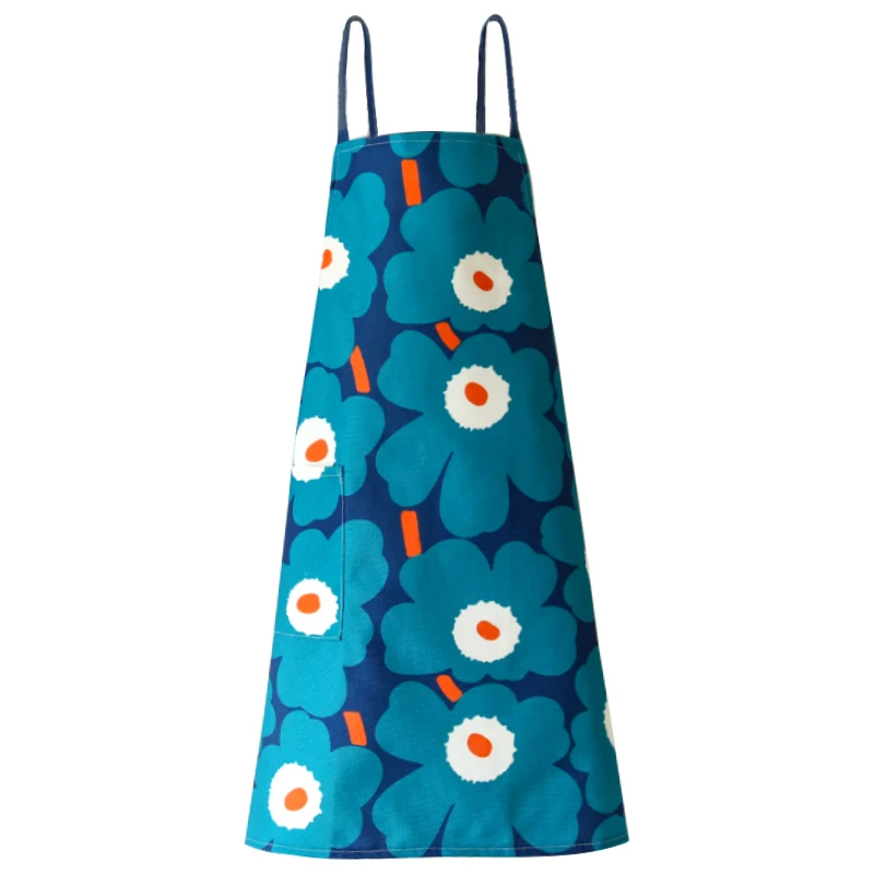 High quality household work apron Custom Logo Chef Cotton/Polyester Waiter Unisex Uniform Cooking Kitchen Bar Aprons