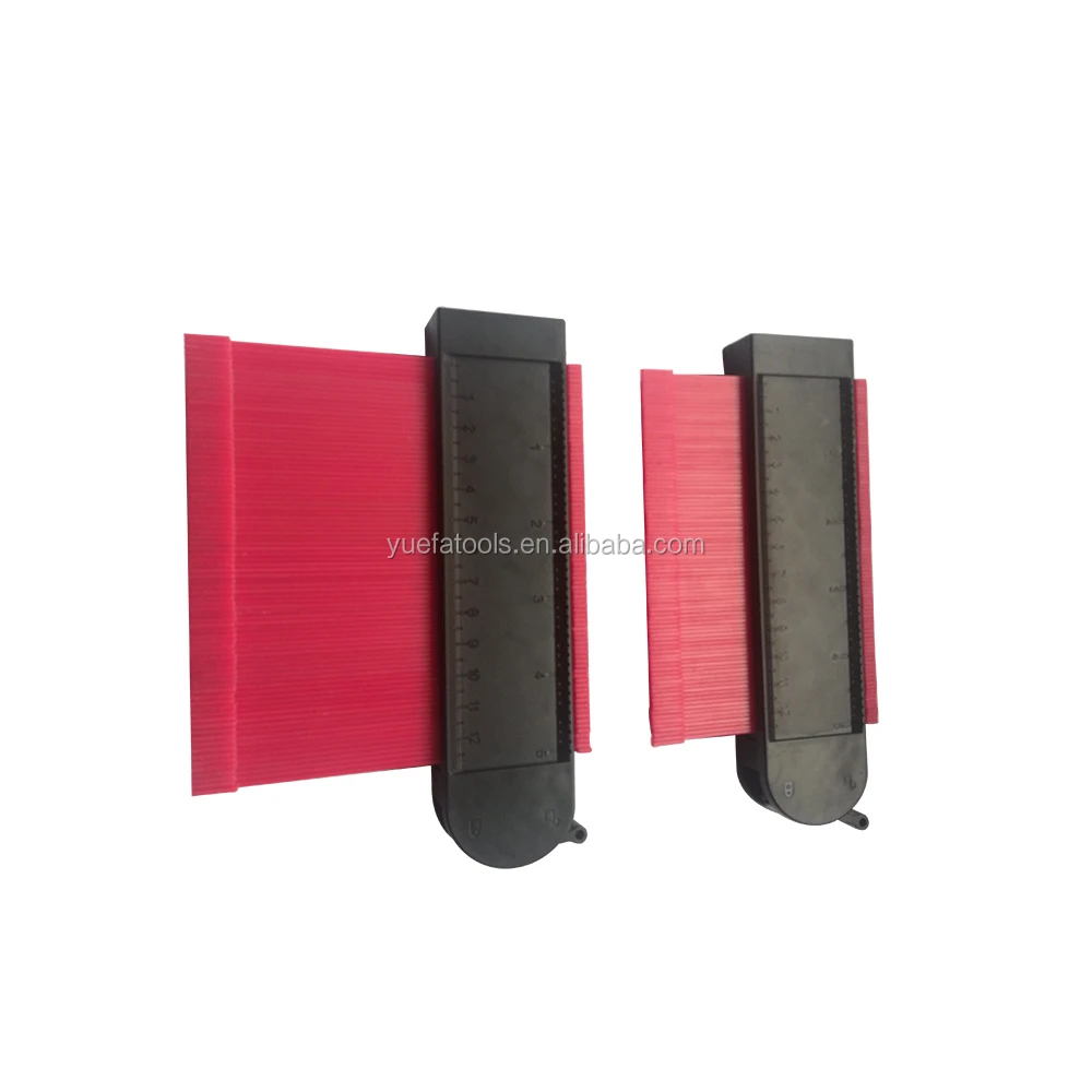 Factory Directly Sale  5 inch Contour Gauge with lock ABS plastic Shape duplicator