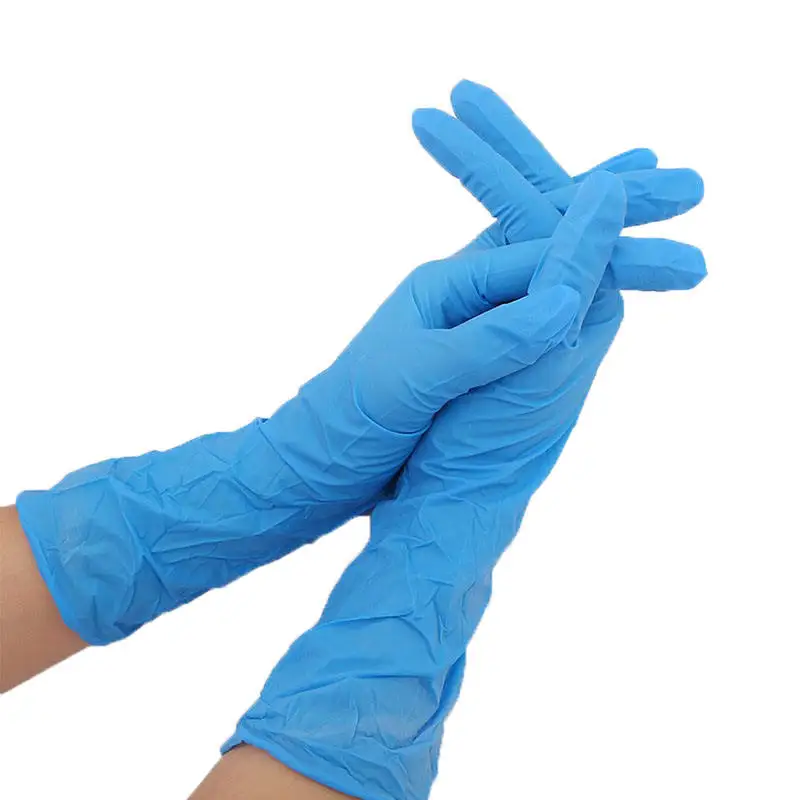 UT Nitrile 5MIL 6MIL 12 inches 9 inches with diamond texture Economic Price Powder Free Clear Blue Disposable Nitrile Gloves