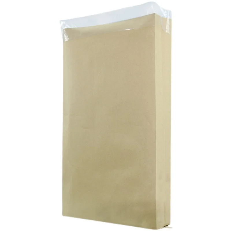 25kg Brown Kraft PP Kraft Paper Bag Making Machine for Cement Flour Recyclable with Handles for Agriculture Use