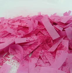 Новый дизайн, розовая пудра Holi смешанная с пушкой конфетти