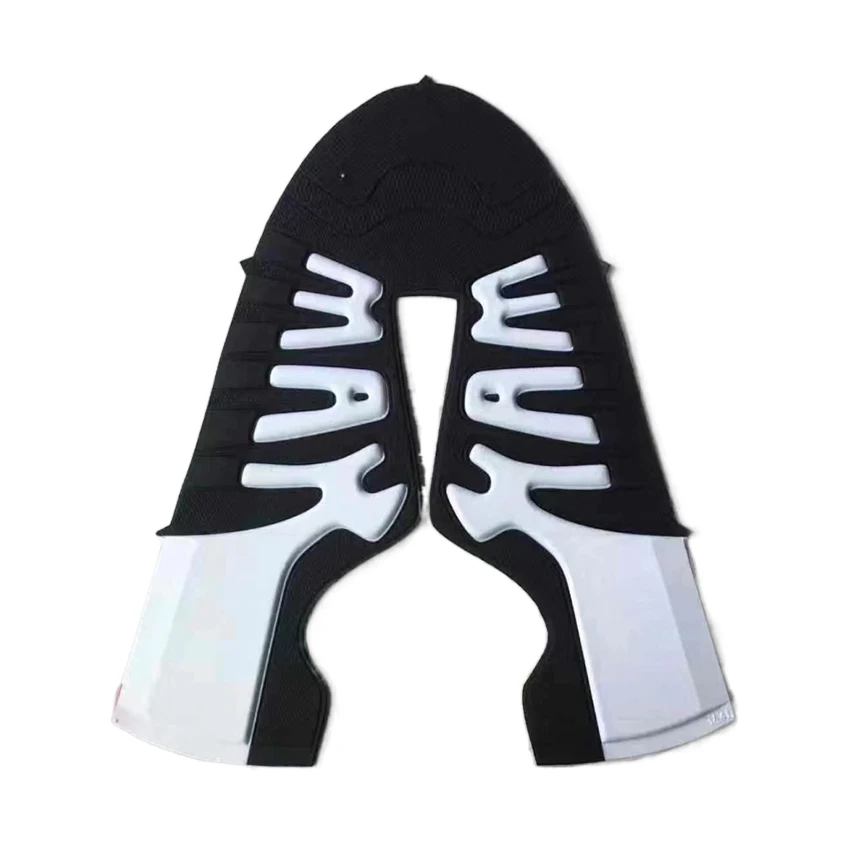 OEM Multi Color Polyester Air Jacquard Mesh Fabric Shoe Upper Accessories Half Finished knitting Vamps