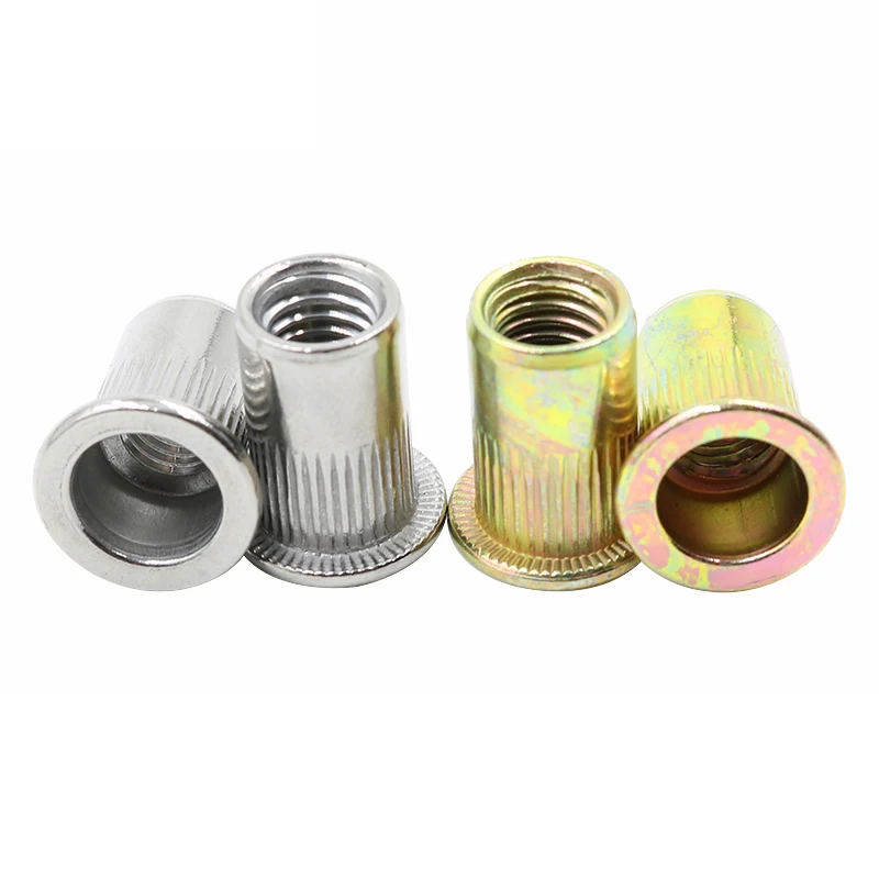 Stainless steel and carbon steel blind rivet nut