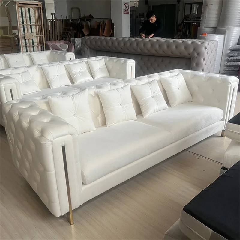Comfortable living room furniture modern luxury sectional cheap wohnzimmer sofas and couch for home design sofa set 3 2 1