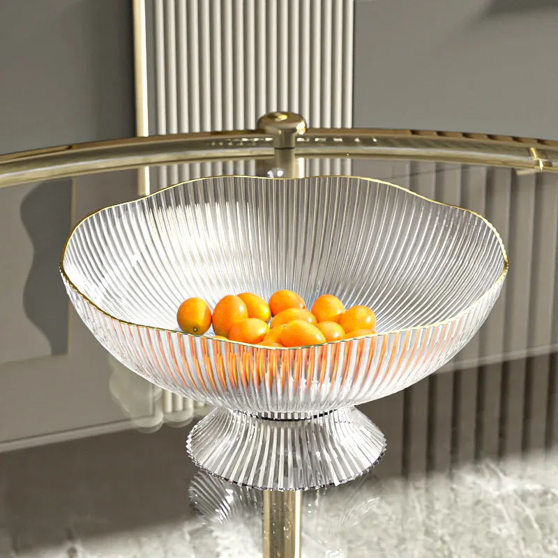 High Quality Creative High Foot Serving Tray Desktop Storage Tray Snack Bowl Nut Dish Nordic Fruit Plate