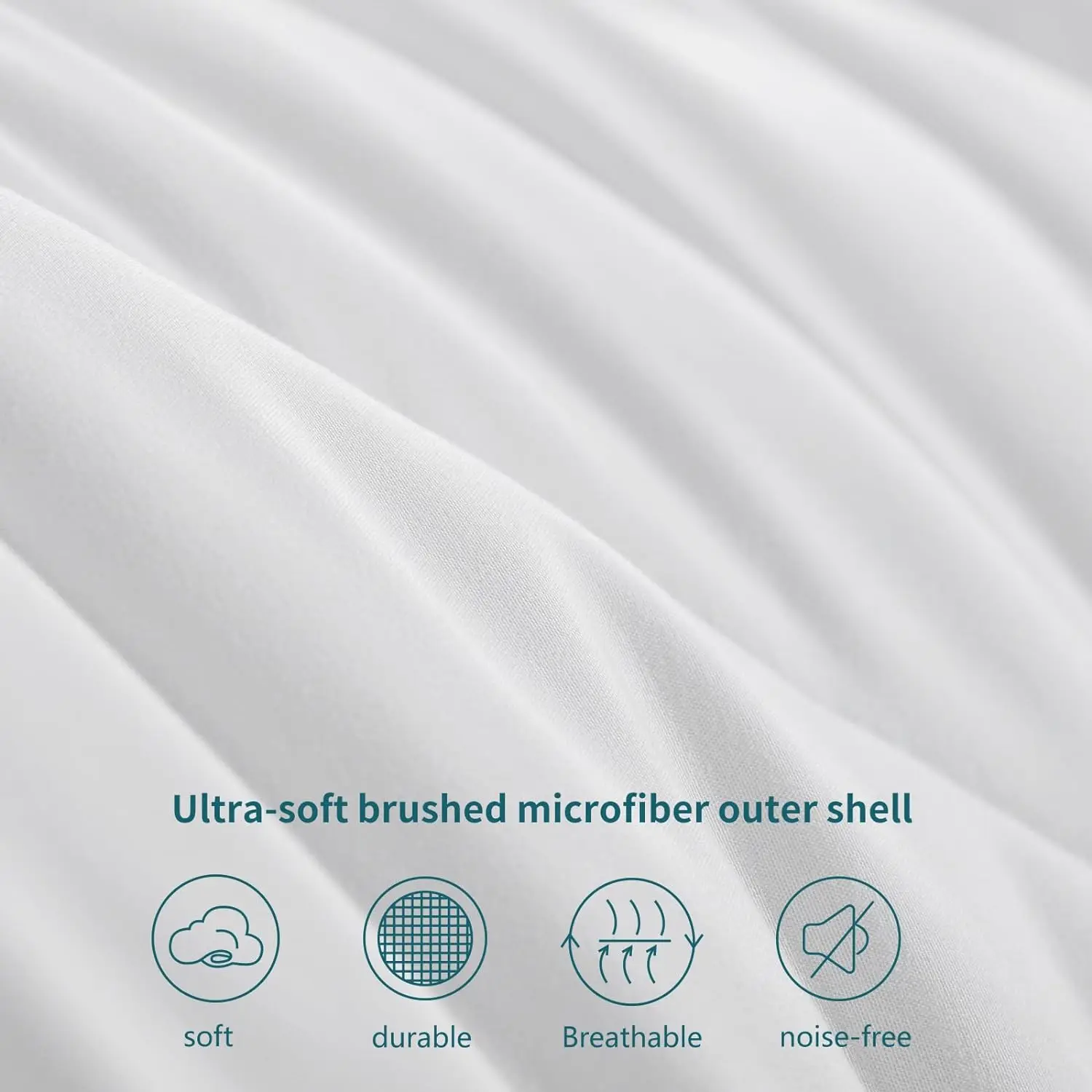 Goose Down Duvet Comforter All Season Quilt 750+ Fill Power Cotton Blanket King Queen Size Soft and Warm