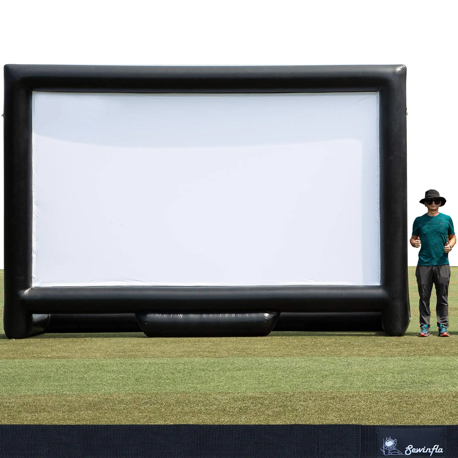 Giant190 Inches Airtight Rental Movie Screen Inflatable Movie Screen For Home Party Advertising Inflatable Screen Movie Cinema