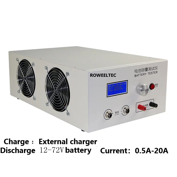 EBC-B20H 12V 24V 36V 48V 72V 20A Lifepo4 литий-полимерный литий-ионный свинцово-кислотная аккумуляторная батарея пропускная способность Тестер погрузочная