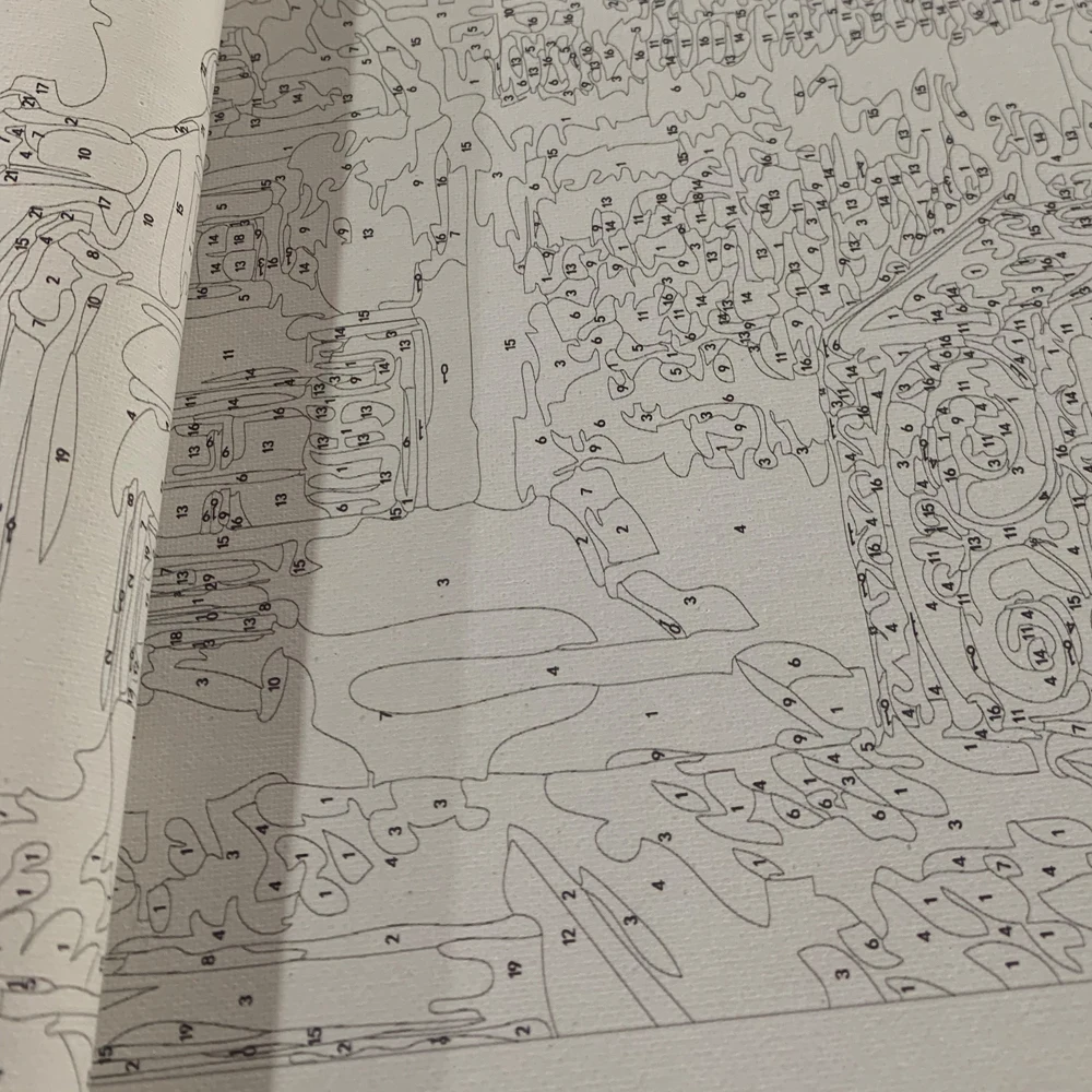 
Diy Handpainted Painting By Number Oil Paint By Numbers Beautiful Night Venice Landscape Canvas Wall Art Gift Artcrafts Adults 