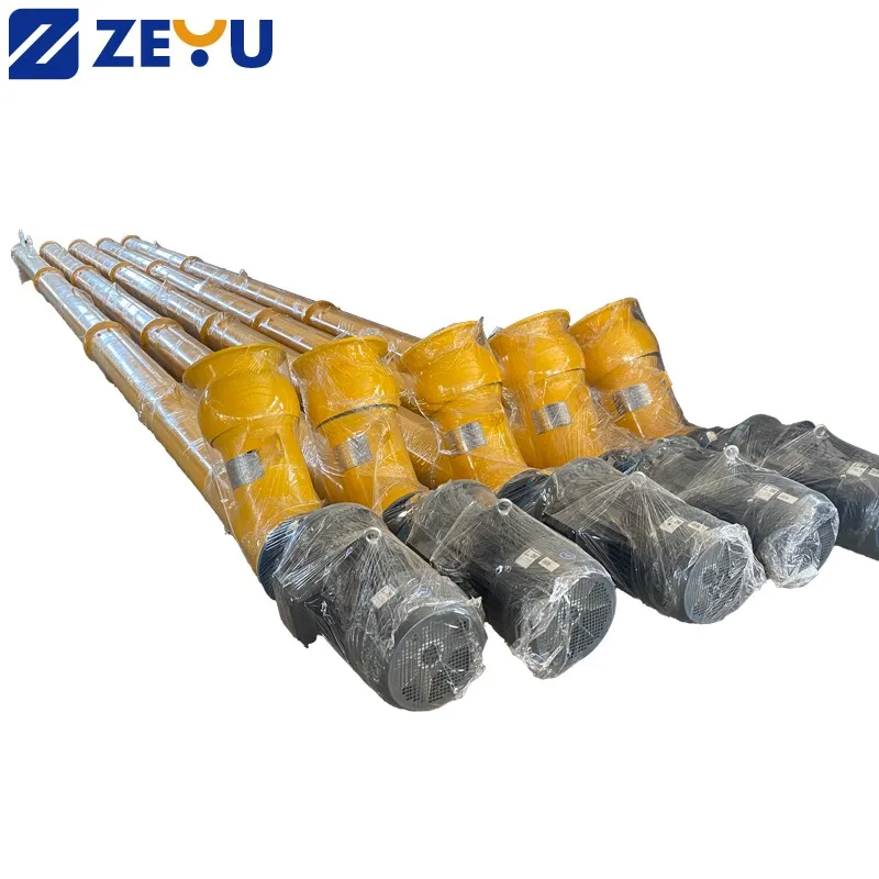 Reliable Stainless Steel Screw Conveyor 6-9m Long for Concrete Mixing Plant Cement Screw Conveyor