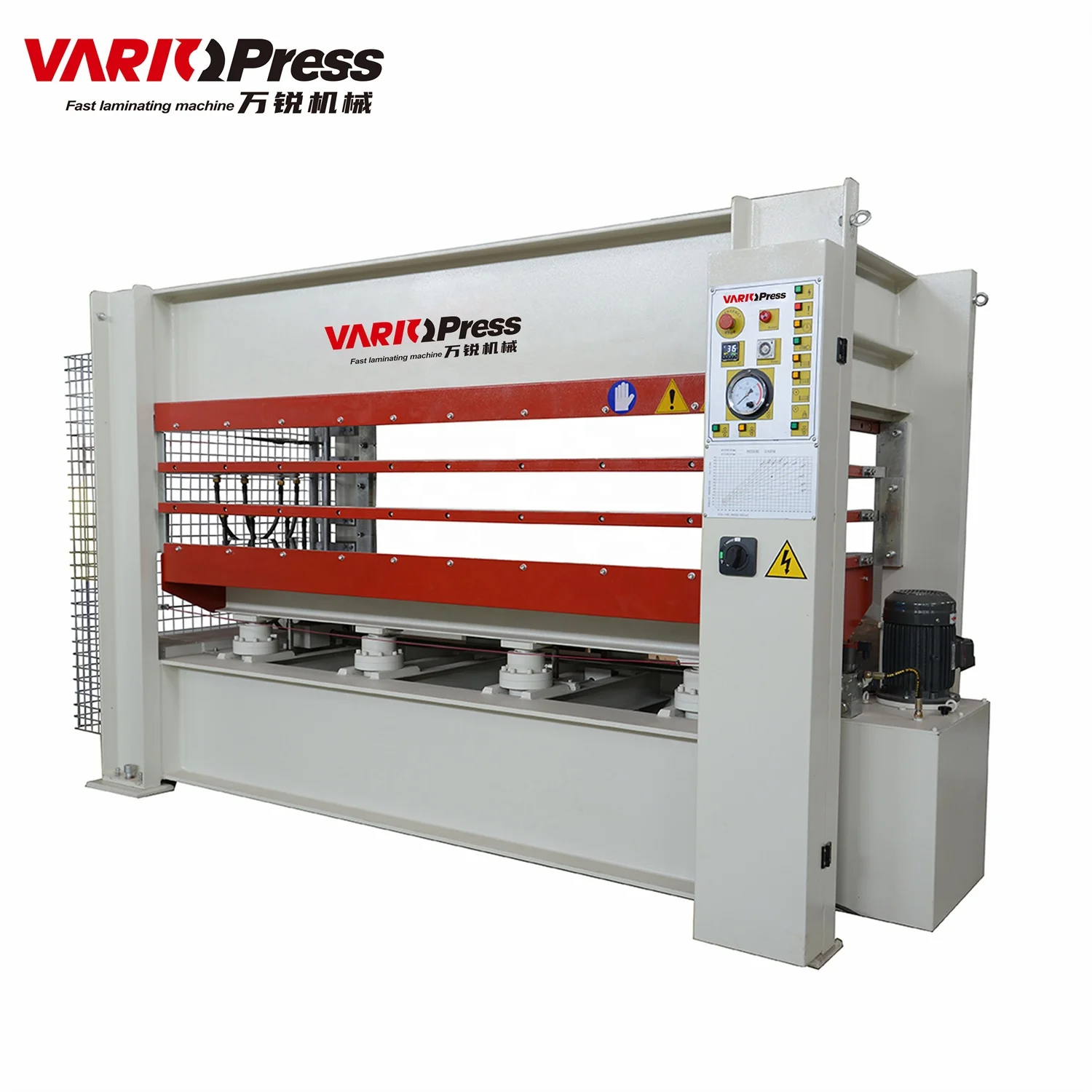CE approved wood door hot press machine by oil heating