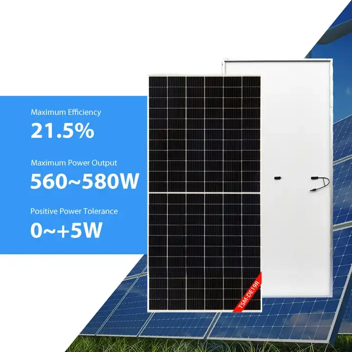 Trina Solar 570W Europe Warehouse Stock Trina Vertex TSM Mono Facial P Type Solar Panels TSM-DE19R 565-585W 565W 570W 575W 580W