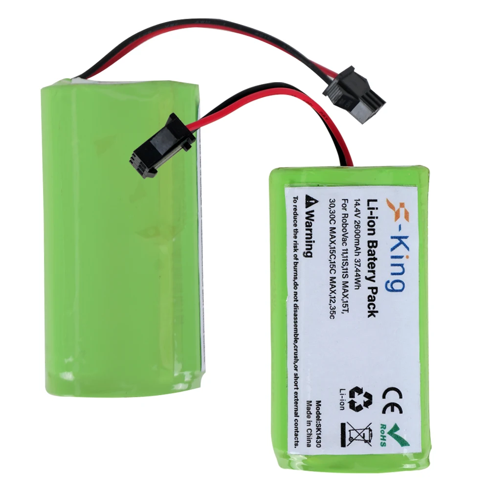 Customizable Lithium Battery Pack Sweeping Robot Power Tools 14.4V 1500mAh 2600mAh 5000mAh Battery