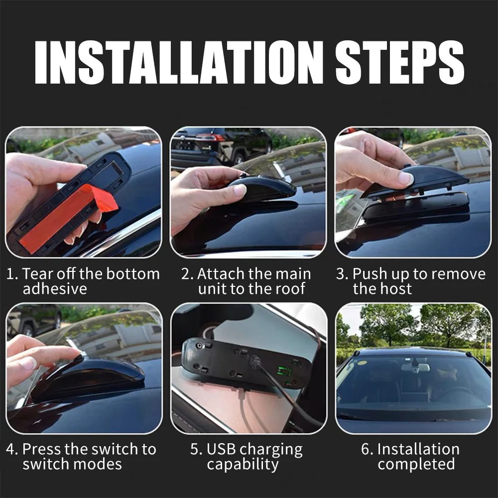 Factory Direct Vehicle Laser Light Car Accessories Automotive Laser Warning Lamp  Auto Parts