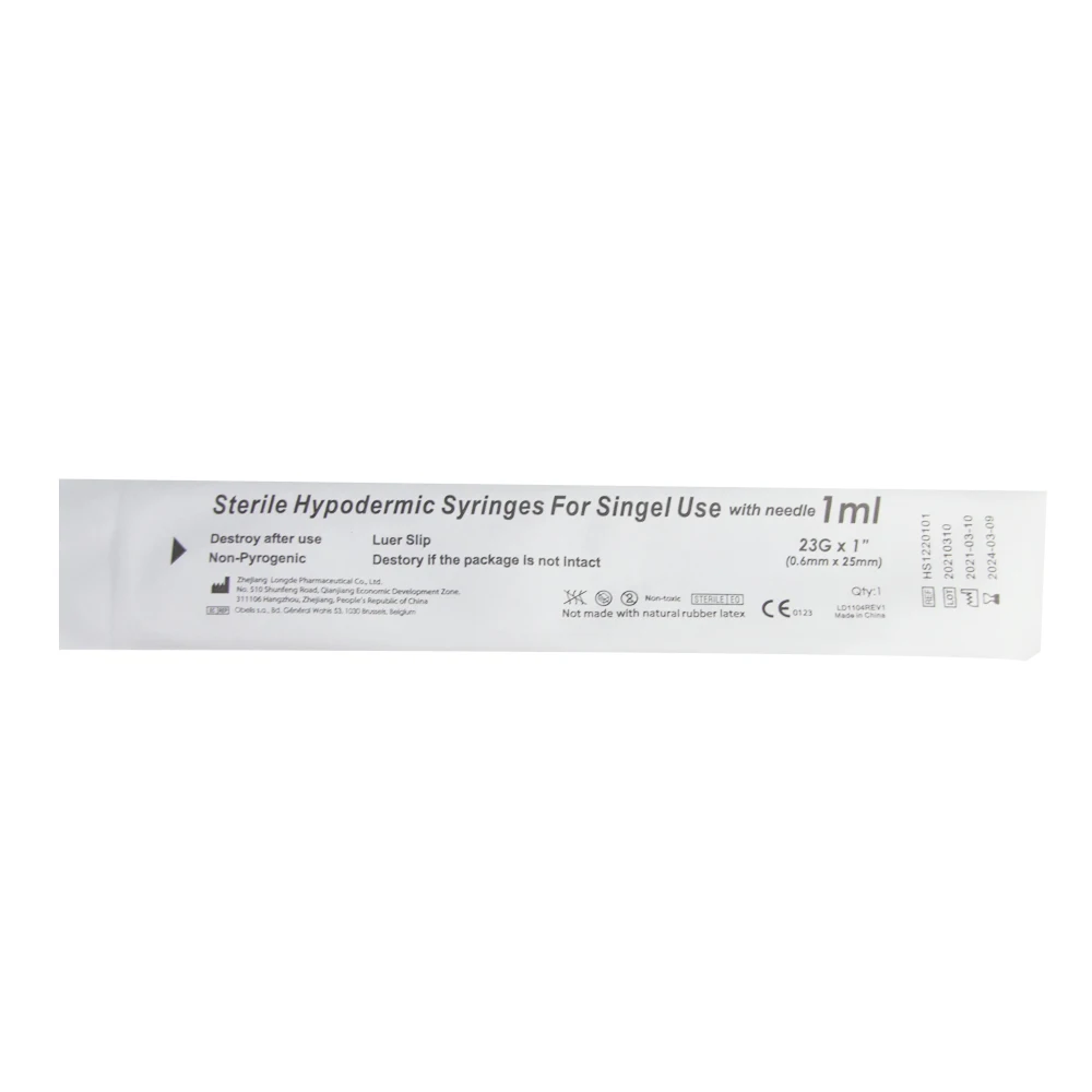 High-quality factory direct sales CE ISO OEM medical syringe 1ml vaccine