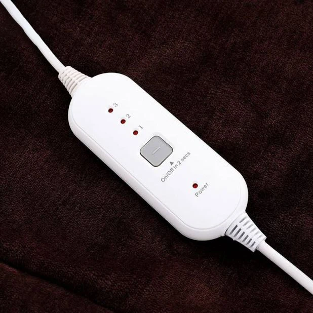 electronic blanket Winter Comfort Electric Blanket 110V Fleece Heated Adjustable Heating Level Washable Super Soft Warm Blankets