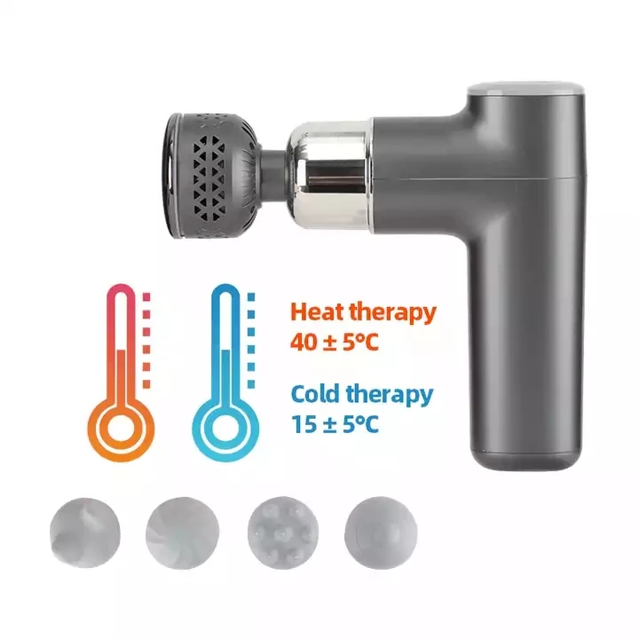 high quality private label cordless sports deep tissue muscle fascia percussion therapy massage gun powerful heating