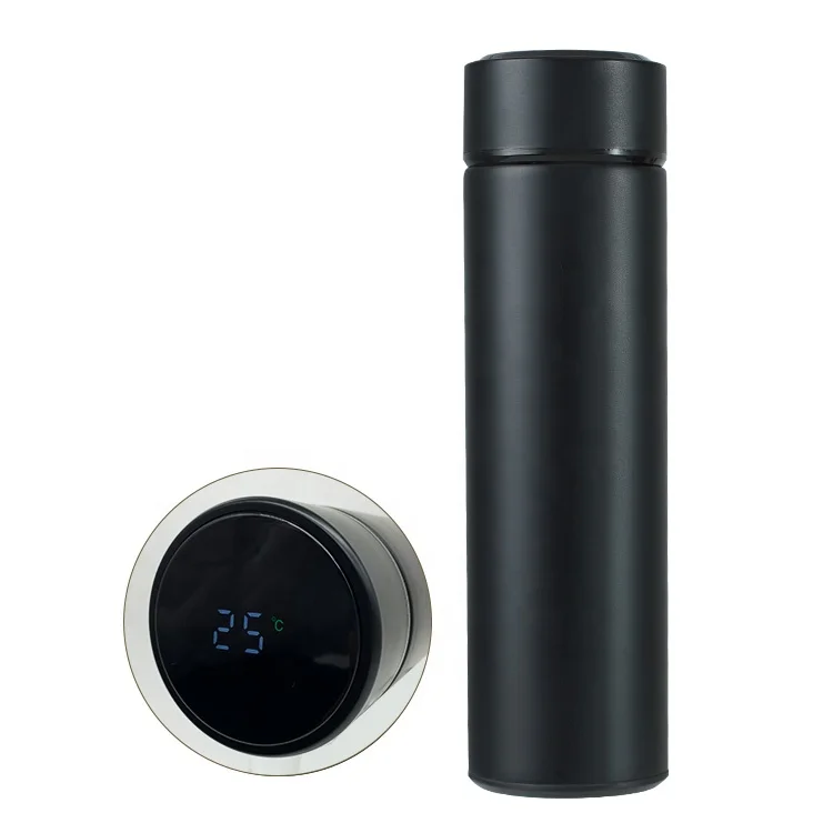 
Hot Sale Promotion Custom Stainless Steel Thermal Insulation Vacuum Flasks Smart Water Bottle With Led Temperature Display 