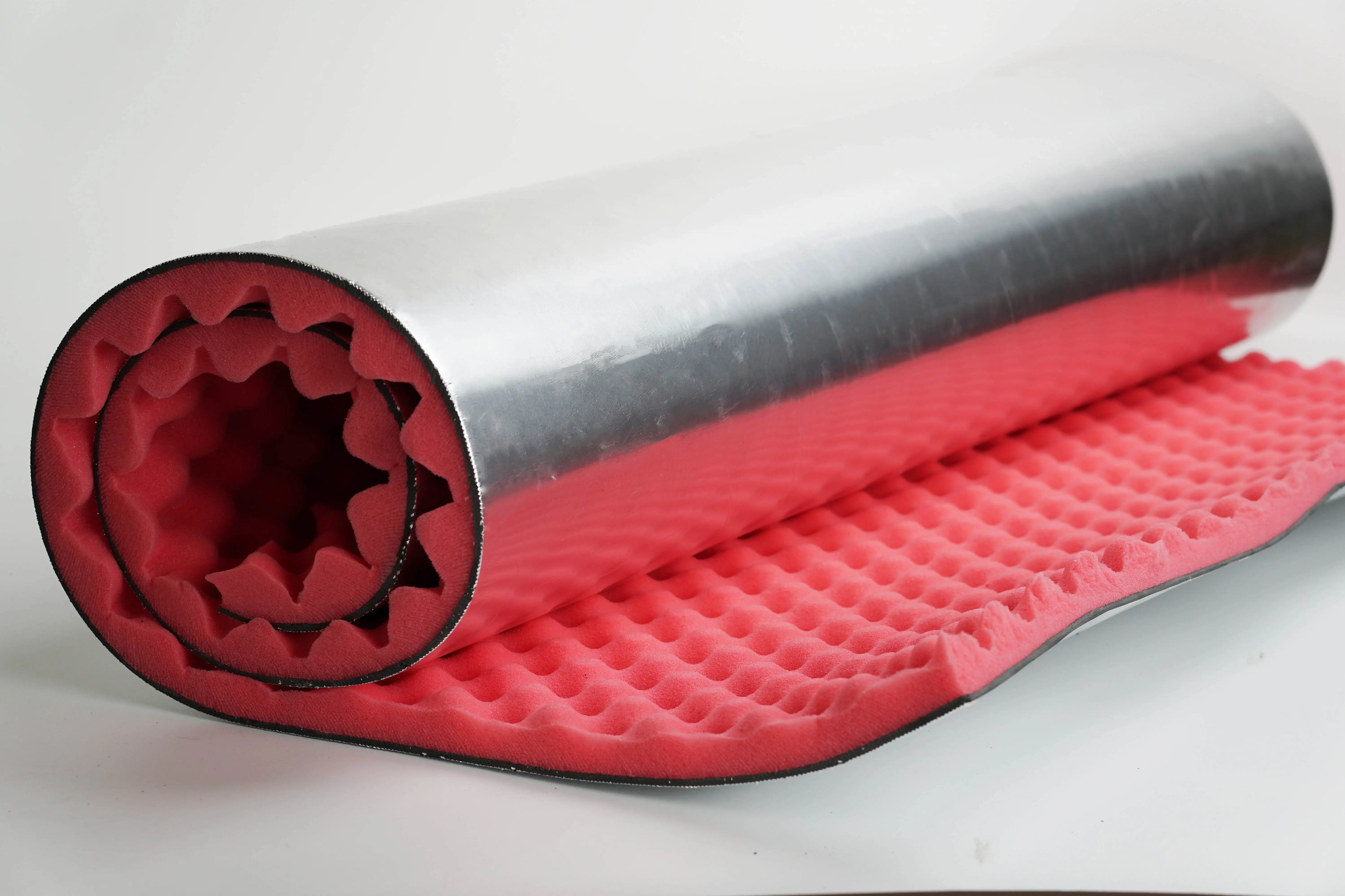 Sound Pipe Lagging With Aluminum Foil Composited Acoustic Lagging For Pipe Insulation